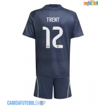 Camisa de time de futebol Real Madrid Alexander-Arnold #12 Replicas 2º Equipamento Infantil 2025-26 Manga Curta (+ Calças curtas)